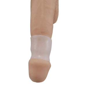 Silicone finger protector sleeve for injury support and protection