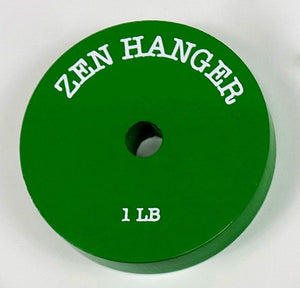 Weight Discs - 1 Pound Penis Hanging Weights (5 Pack) - Zen Hanger