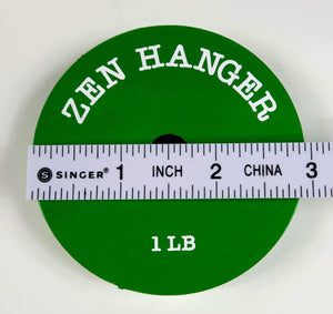 Weight Discs - 1 Pound Penis Hanging Weights (5 Pack) - Zen Hanger